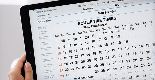 Horaire messe : trouvez facilement les horaires près de chez vous
